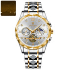 Gold And White Steel