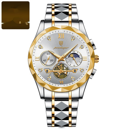 Mens Waterproof Luminous Multifunctional Fashion Watch