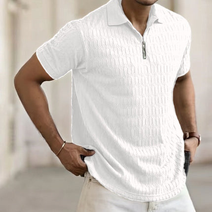 Men's Jacquard Sports Polo Shirt