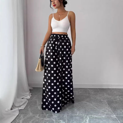 Cool Sun-protective Straight-leg Womens Linen Yamamoto Pants