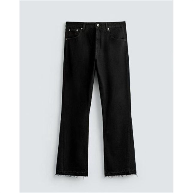 Slim-fit Washed Denim Jeans With Pocket Detailing