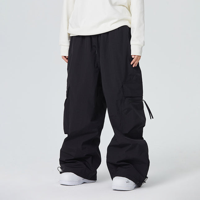 Waterproof Loose-fitting And Abrasion-resistant Mens Snow Pants For Alpine Skiing