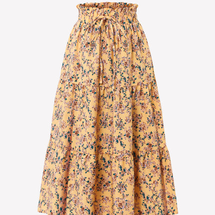 Women's Commuter Elegant Chic Floral Dress With A Full Skirt