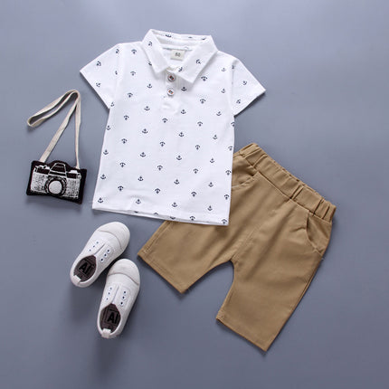 Kids Anchor Printed Clothing Set