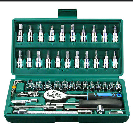Socket wrench set fast socket wrench set
