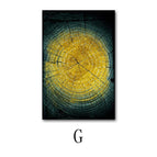 G / 50x 70 Gold Frame Canvas