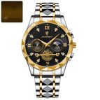 Gold Black Surface Steel Belt