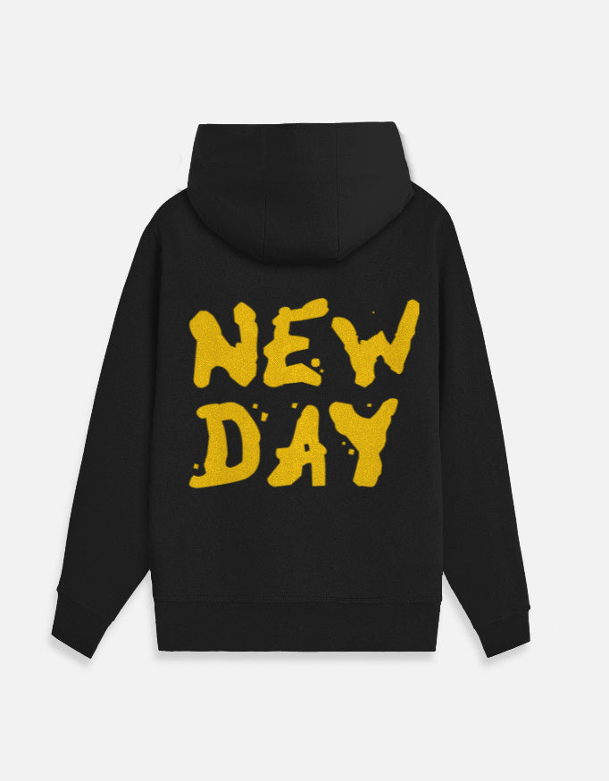 Men Taupe NEW DAY Unisex Zip Hoodie