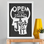 White / A3 Frame Poster
