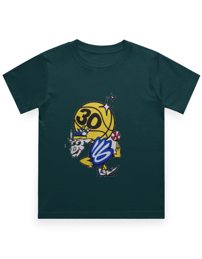 Allen Solly Boys Regular Fit Colorblock–Boy's Crew Neck T-Shirt