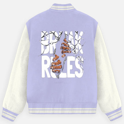 Unisex Varsity Jacket Alfaq Break rules Varsity Jacket