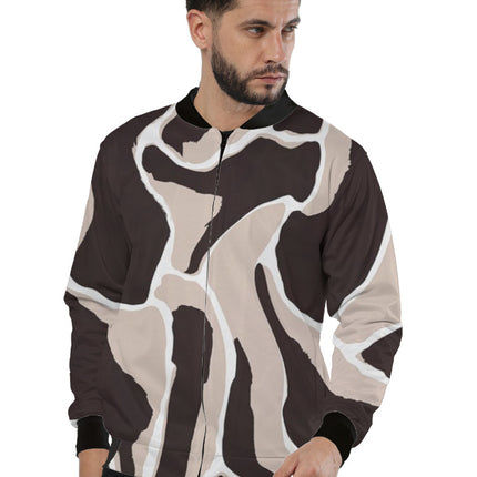 Stand Out in the Trendy Unisex AOP Bomber Jacket