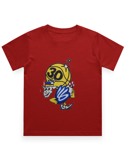 Allen Solly Boys Regular Fit Colorblock–Boy's Crew Neck T-Shirt