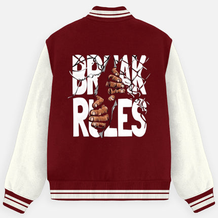 Unisex Varsity Jacket Alfaq Break rules Varsity Jacket