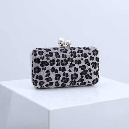 Classic Cross-Border EuropeanAmerican Leopard-Print Fashionable Shoulder Clutch Bag