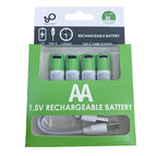 AA rechargeable battery / 4PCS
