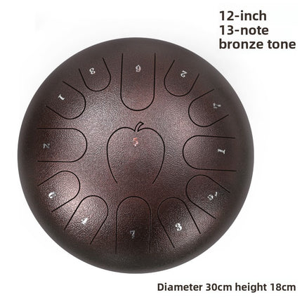 Steel Tongue Drum12 Inch13 Note A Pple Style