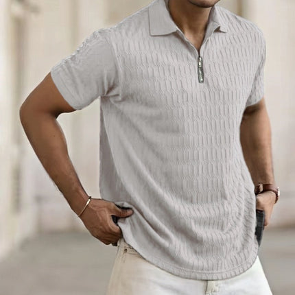 Men's Jacquard Sports Polo Shirt