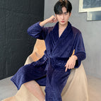Navy Blue Geometric Pattern / L