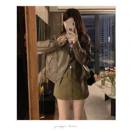 Women's Fashionable Casual Retro Long-Sleeve Jacket