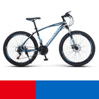 Black and blue spoke wheel / 24inch 21speed