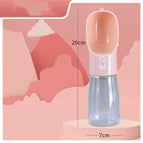 Pink Water bottle 400ml / Solid color