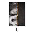 L / 50x 70 Gold Frame Canvas