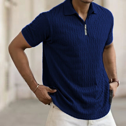 Men's Jacquard Sports Polo Shirt