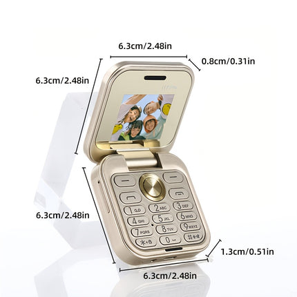 2G Mini Phone With Dual SIM Cards & Dual Standby - Compact Travel-Friendly Design, USB-C Charging, 2, 5-14V, 320x240 Resolution, Wireless Connectivity For Calls, Texts, Music - Ideal For Outdoor Activ