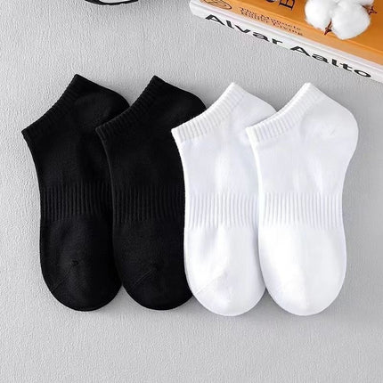 Solid-color Summer No-show Socks For Men And Women
