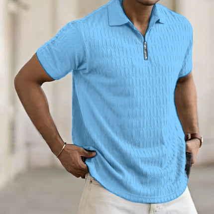 Men's Jacquard Sports Polo Shirt