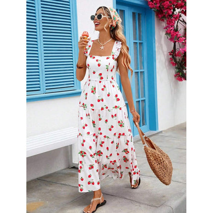 Comfortable Casual Printed Dress for Women