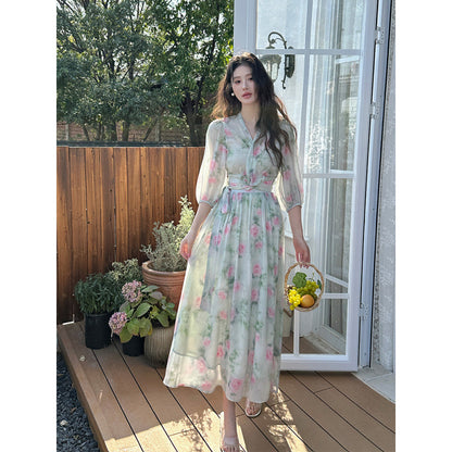 Arrival Womens Slimming High-Waist Holiday Dress