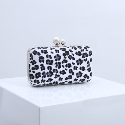 Classic Cross-Border EuropeanAmerican Leopard-Print Fashionable Shoulder Clutch Bag