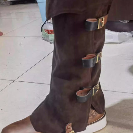 Medieval Renaissance Viking Retro Leg Armor Boots