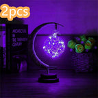 Purple / Battery models / A Round ball 2PCS