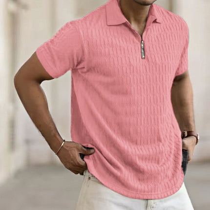 Men's Jacquard Sports Polo Shirt