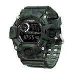 Camouflage Green Black
