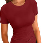 Wine Red Short Sleeve / 3XL