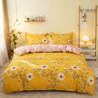 Romantic beauty yellow / Single quilt / 150x200