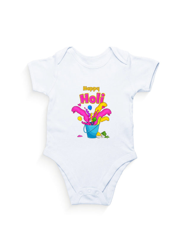 HAPPY HOLI Kids Rompers